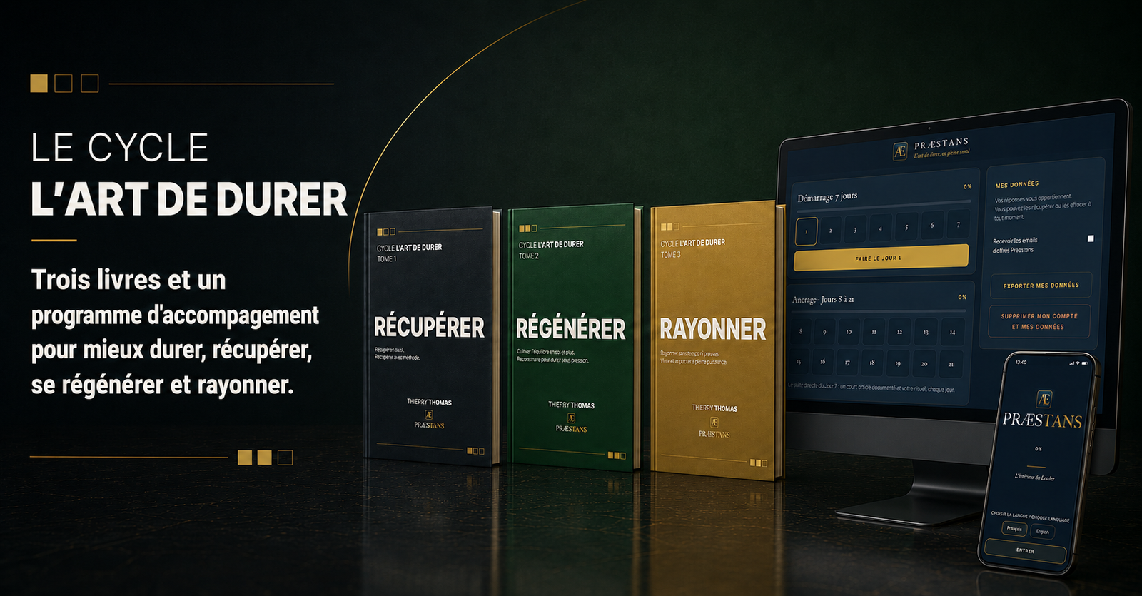 Le cycle L'Art de durer — Récupérer, Régénérer, Rayonner
